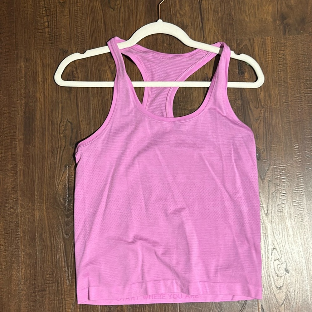 Race length purple lululemon tank top
